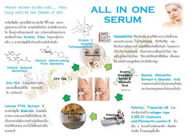 All in One Serum ตัวอย่าง 5 กรัม